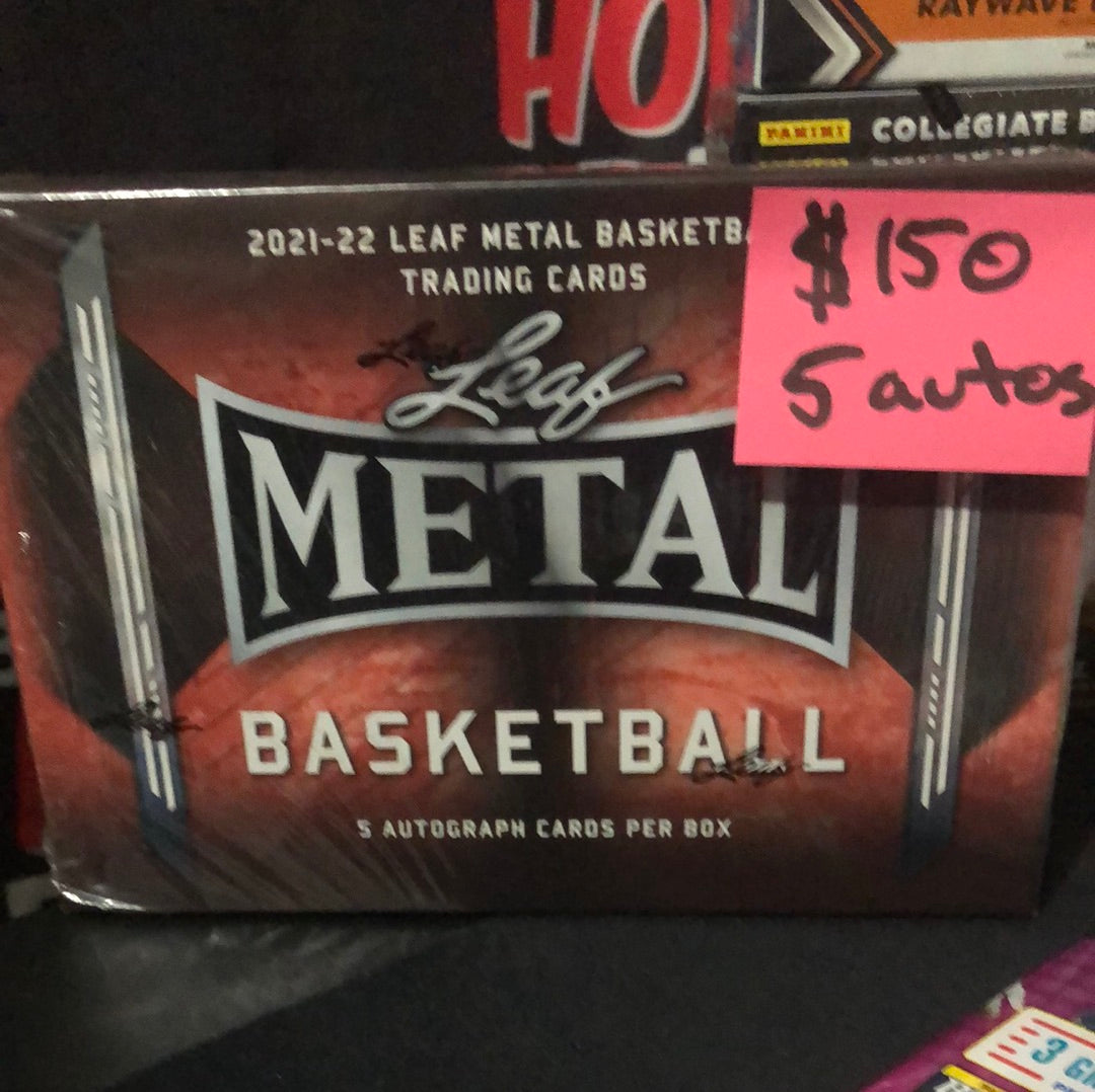 2021 Leaf Metal Basketball (5 autos)